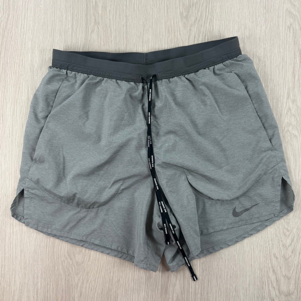 Running Shorts Nike Womens Small Gray Dri-FIT Athletic Gym Workout Activewear